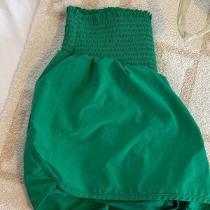Green Running Shorts
